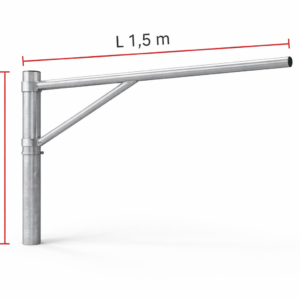 p konsool h=1.5m l=1.5m 60 postile